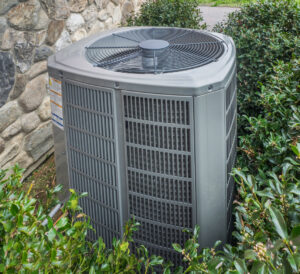 Heat pump outside of a home in Pennsylvania.